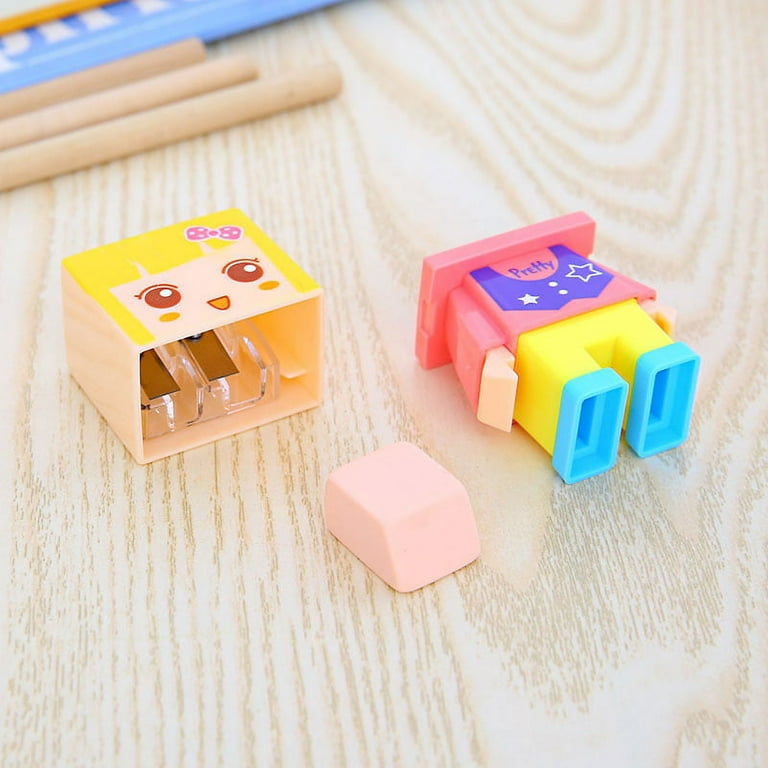 Minecraft Robot 2 In 1 Pencil Sharpener Plus Eraser
