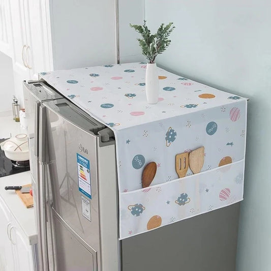 Fridge | Refrigerator Top Cover With Pockets