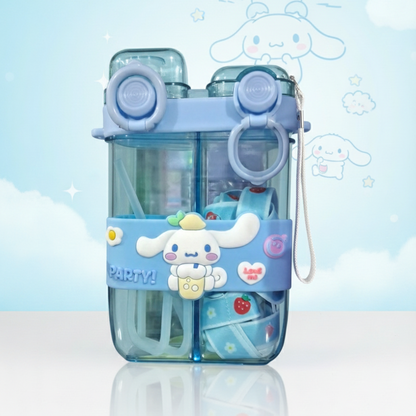 Cinnamoroll Dual Partition Water Bottle for Kids