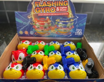 Sonic Spinning Gyro Top With Lights And Sound
