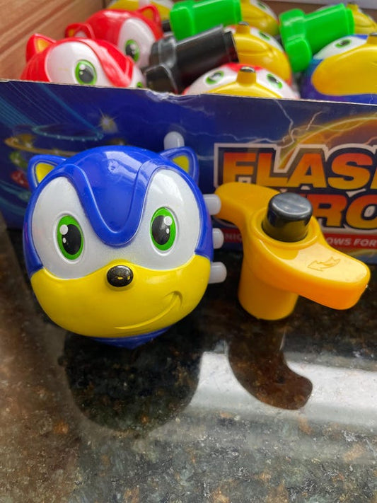 Sonic Spinning Gyro Top With Lights And Sound