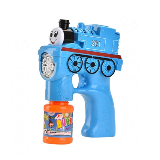 Train Engine Bubble Gun with Lights & Sound – Automatic Bubble Blower for Kids