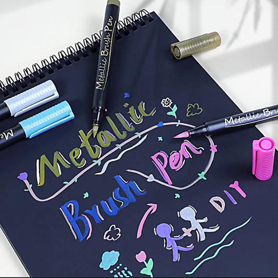 Metallic Markers Pack Of 8