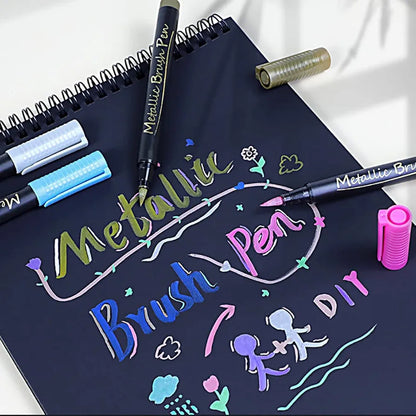 Metallic Markers Pack Of 8
