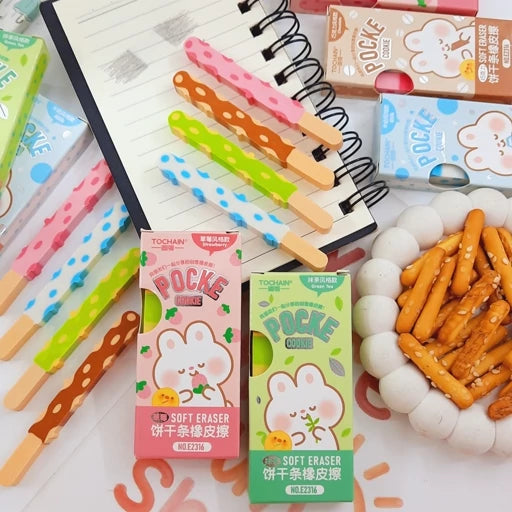Pocke Cookie Pencil Erasers