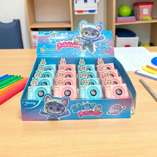 Yalong Labubu Double Hole Camera Pencil Sharpener