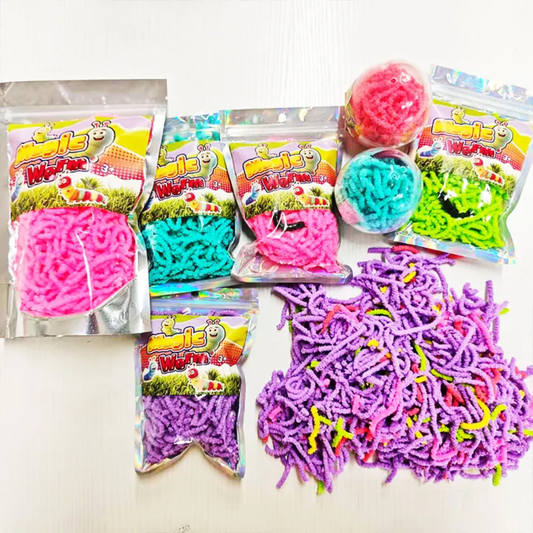 Colorful Sensory Fidget Worm Stretch Toy – Stress Relief Toy