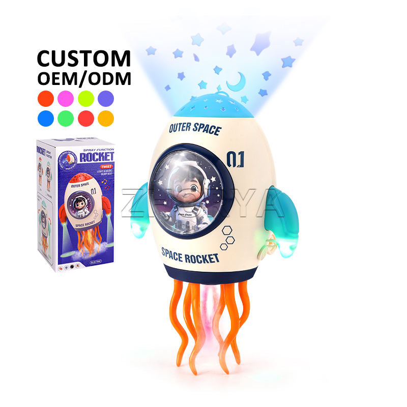 Electric Space Spaceship Jelly Dancing Toy