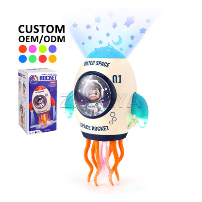 Electric Space Spaceship Jelly Dancing Toy