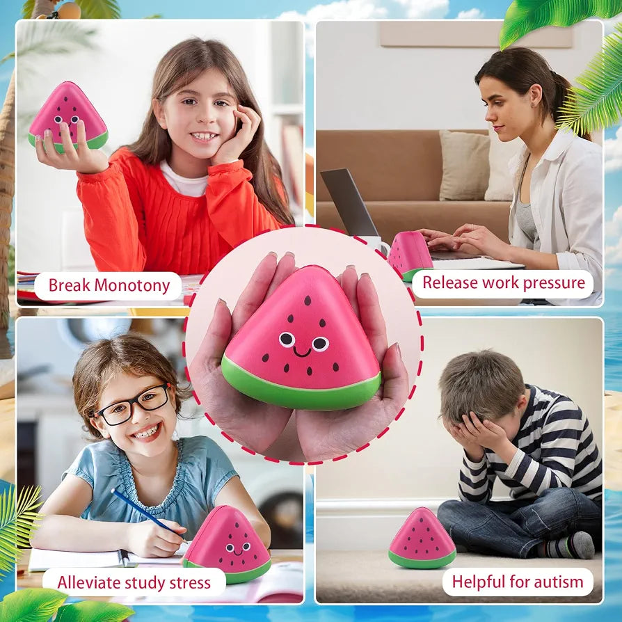 Jumbo Watermelon Slow Rising Squishy – Big Size Fidget Toy
