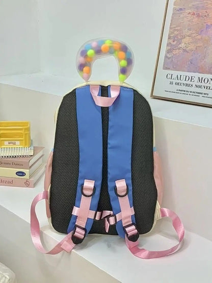 Candy Pop Backpack | Korean Aesthetic College & Montessori Bag Pack