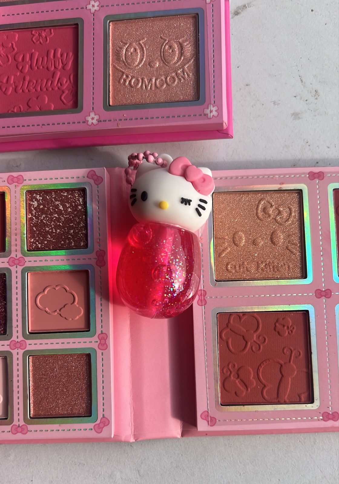 All-in-One Cute Cartoon Makeup Kit – Labubu, Lazy Bear & Hello Kitty