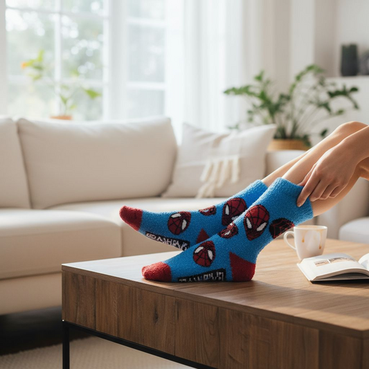 Spiderman Marvel Velvet Socks