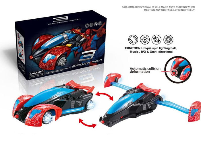 Spiderman Transforming Deformation Car