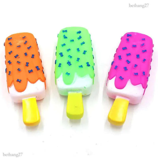 Ice Cream Shape Chu Chu Toy – Cute & Fun Sensory Toy for Kids (1 Pc)