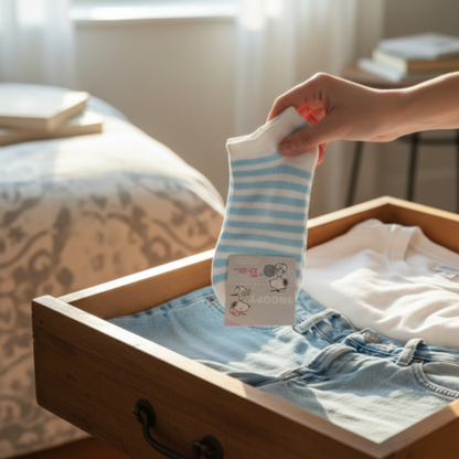 Strips Ankle Socks For Girls And Boys-Age 6 to 10 Years