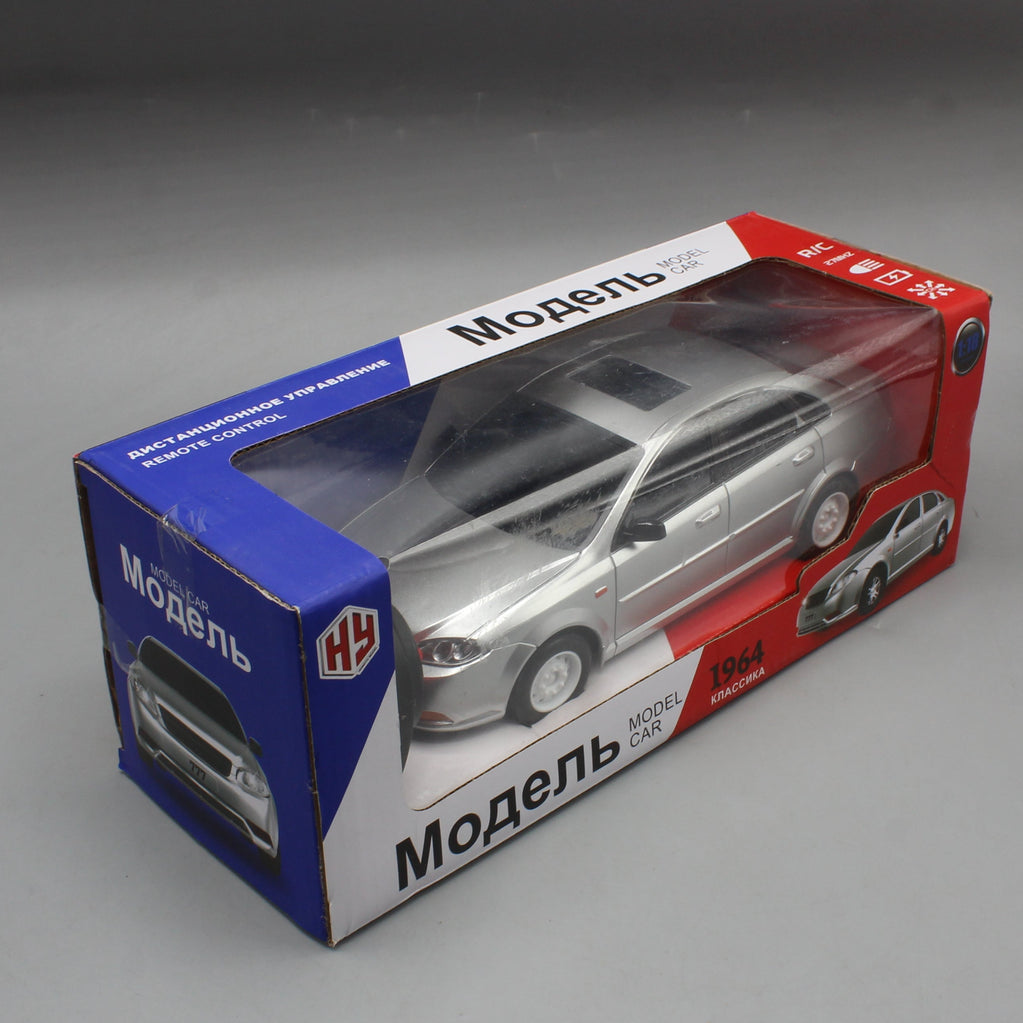 Premium Remote-Controlled Silver Sedan – Sleek & Responsive Toy Car