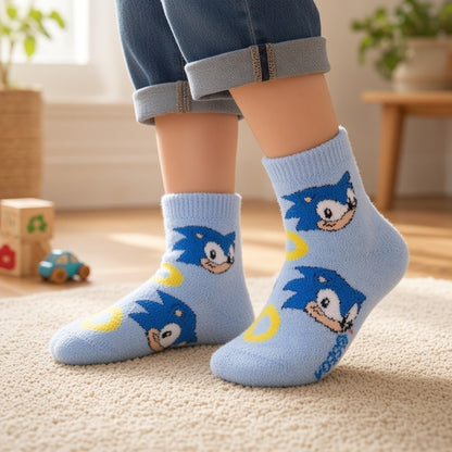 Sonic Velvet Socks (2 to 5 years)