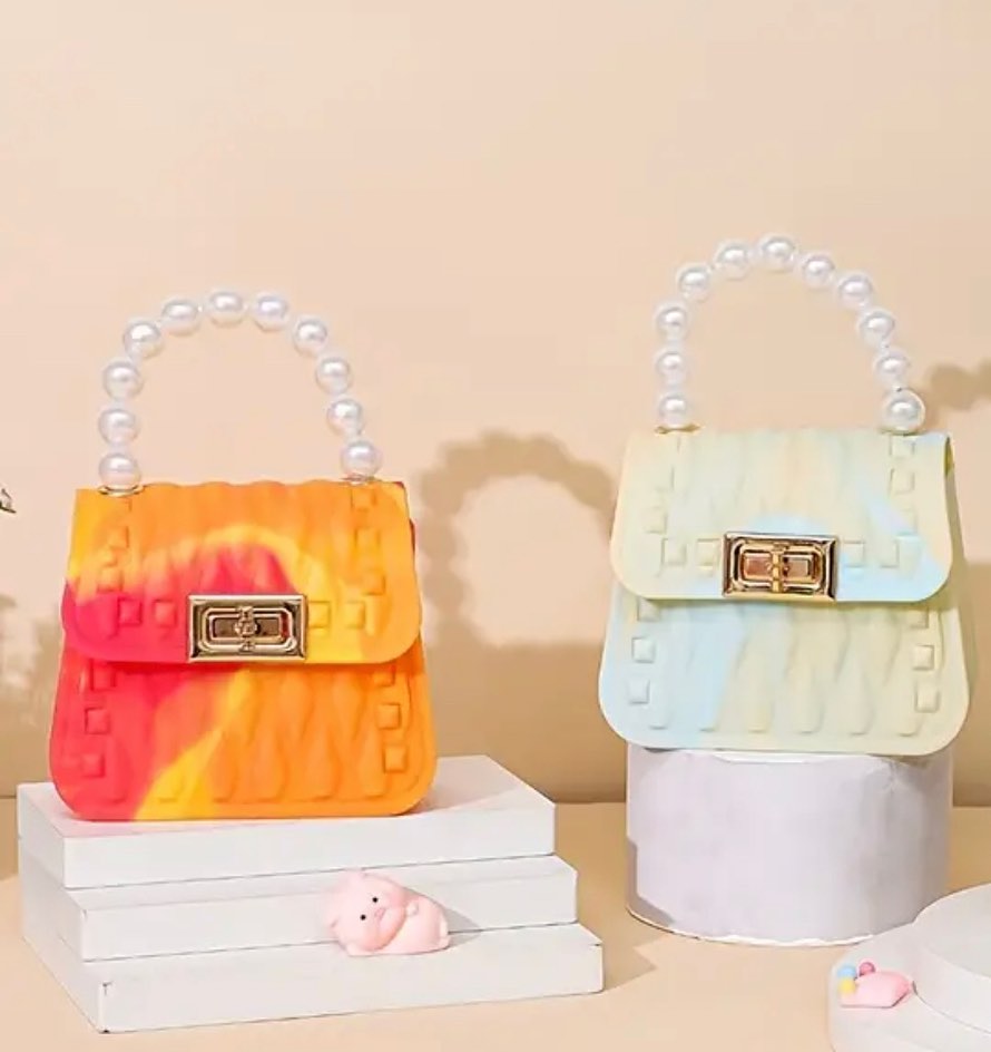 Jelly Pearl Handle Purse| Bag For Little Girls