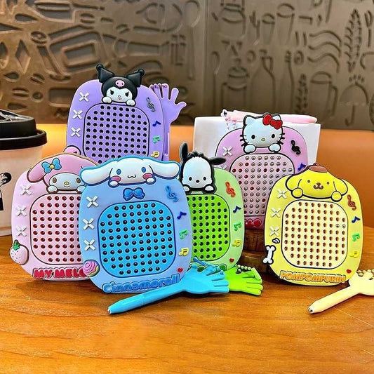 Two-Sided Magnetic Mini Game Keychain