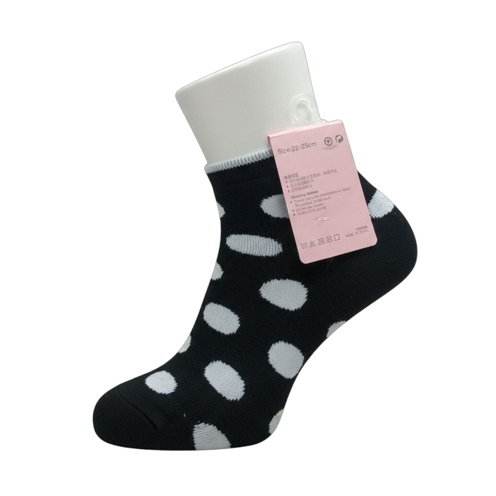 Polka Dots Ankls Socks
