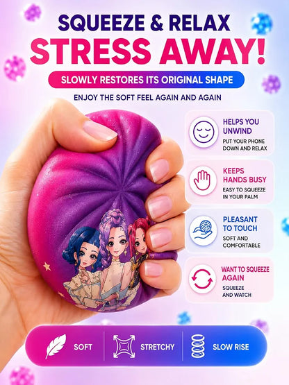 Viral Stress-Relieving Character Momo Dumpling Surprise Squishy Toy