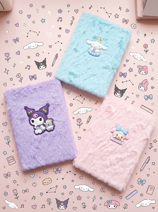 Sanrio 3D Plush Note Book