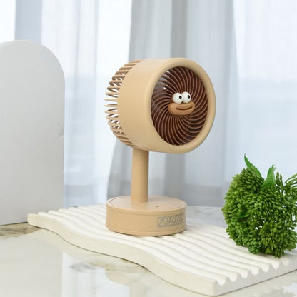 FUNNY Mini Desktop Fans – Cute, Compact & Functional