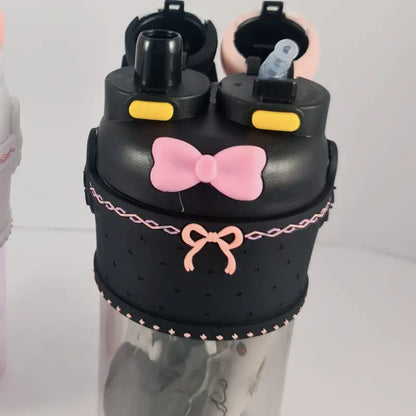 Sanrio Kuromi & My Melody Dual-Mouth Water Bottle – 700ml