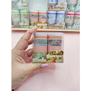 Retro Vintage Washi Tape Set