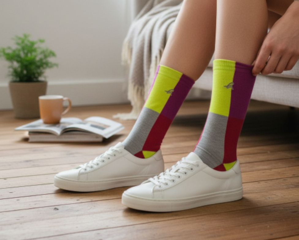 Colorful Premium Cotton Socks – For Kids (8+ Years) to Adults