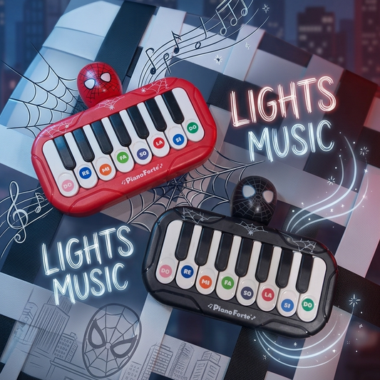 Spiderman Pocket Paino With Music And Lights