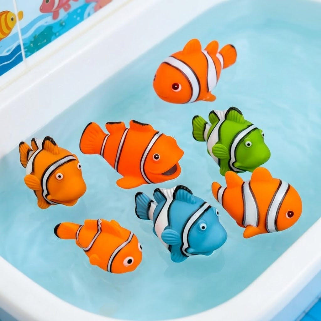 Nemo fish Bath Chu Chu Kids Toys | Pack Of 6