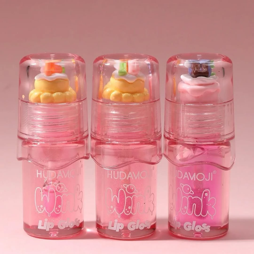 Hudamoji Wink Cupcake High-Shine & Moisturizing Lip Gloss