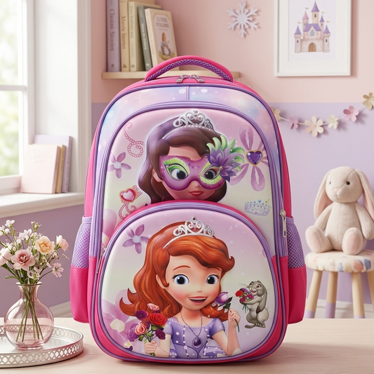 Sofia The First Montessori School Bag