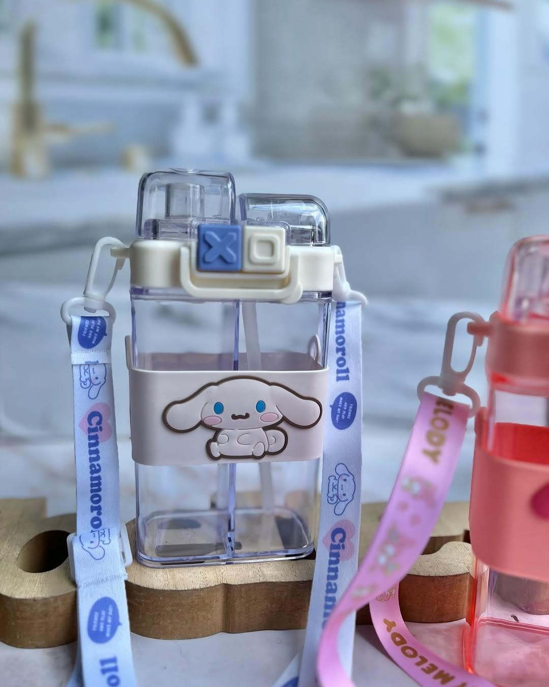 Sanrio Two Way 2 In 1  Partition Water Bottle