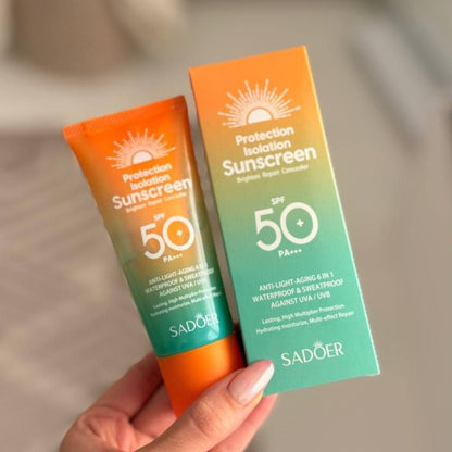 Spf 50 + Gel And Creamy Moisturizing Sunblock Sunscreen