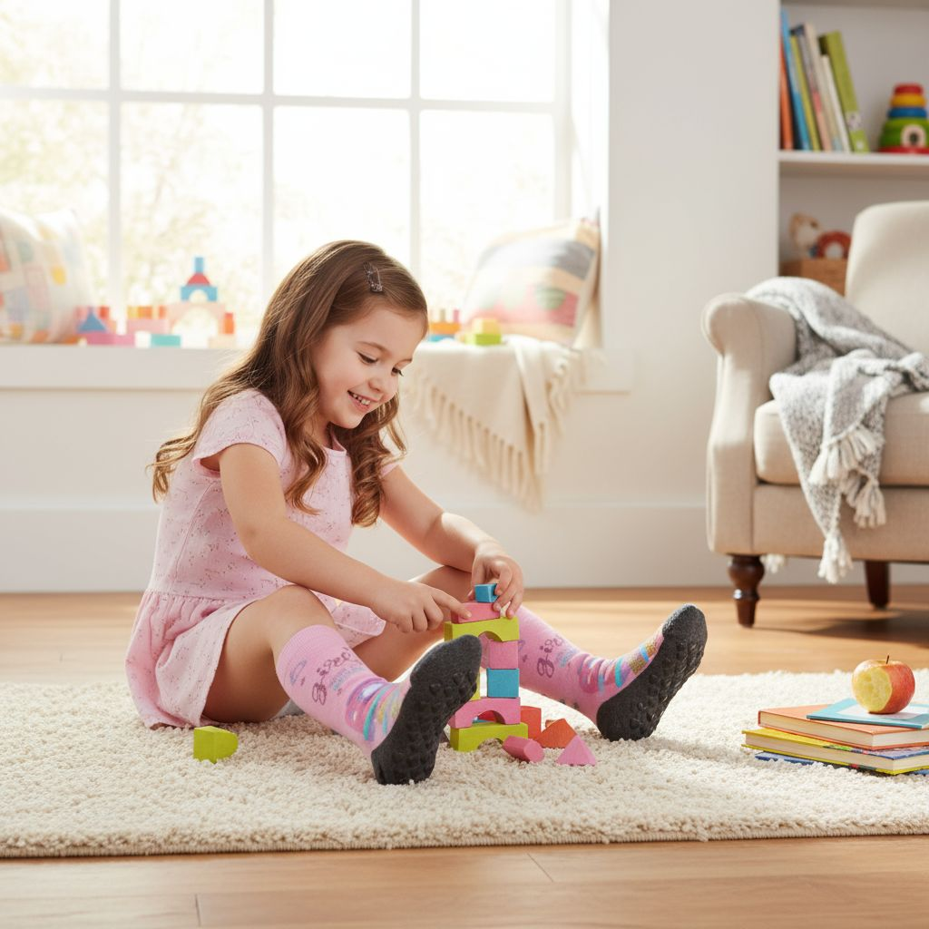 Anti Slip Girls Socks