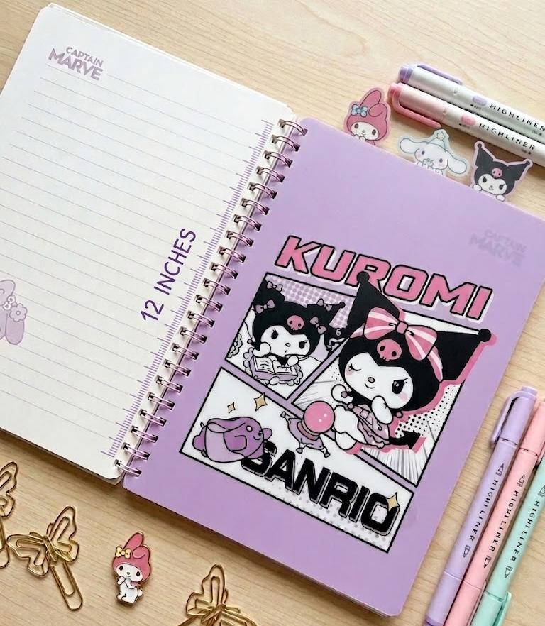Sanrio Characters 4-Partition Premium 3D Cover Notebook