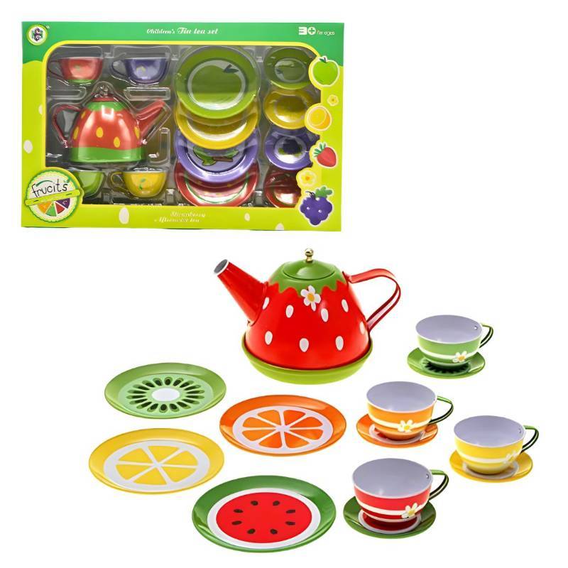 Kids Metal Toy Tea Set