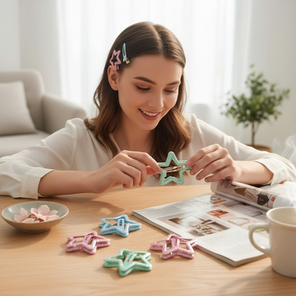 Big Size Star Clips Pair
