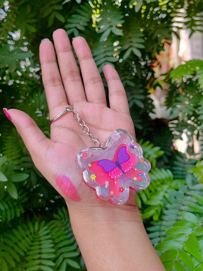 Butterfly Lip & Cheek Blush With Keychain