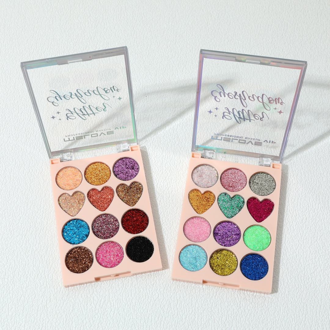 Heart Glitters Pallette