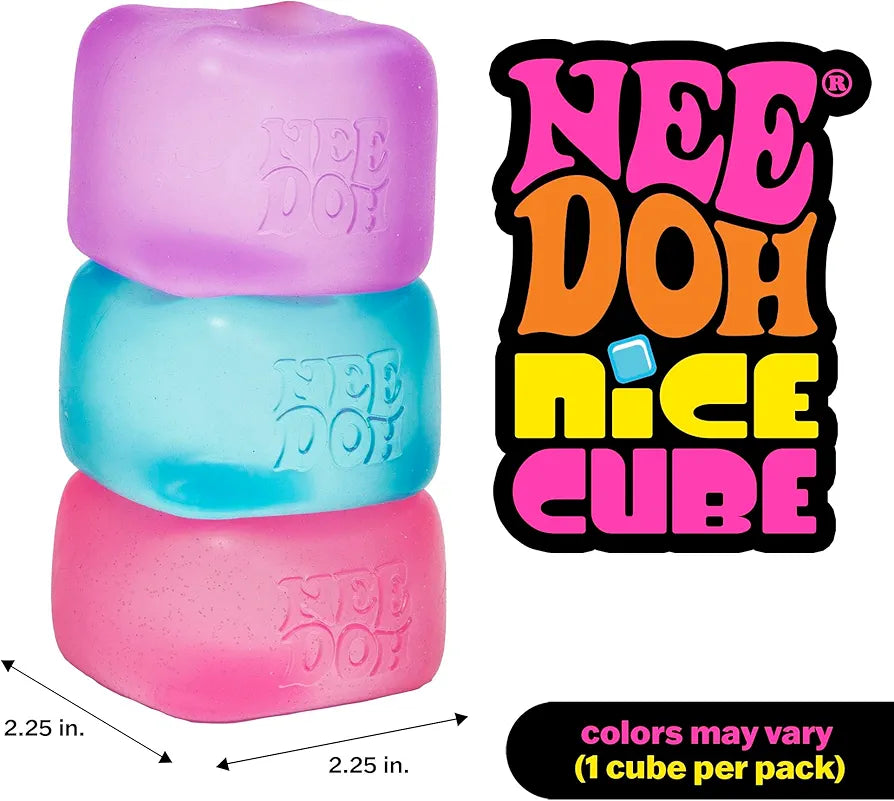 NeeDoh Nice Cube – Super Solid Squish