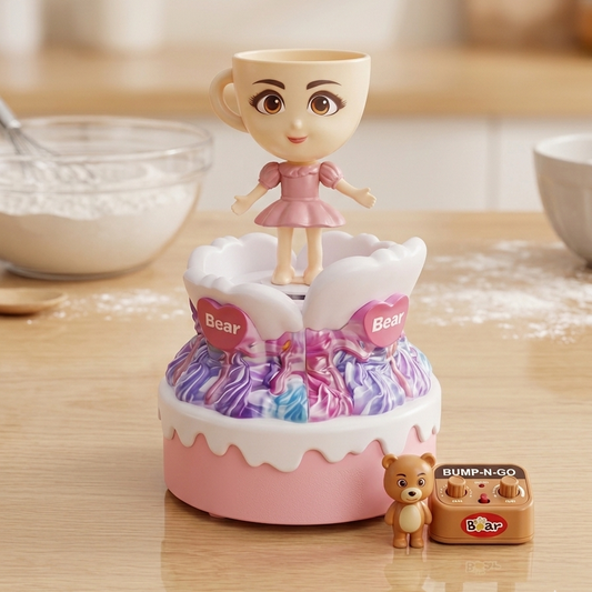 Ballerina Cappuccino Musical Birthday Cake Toy