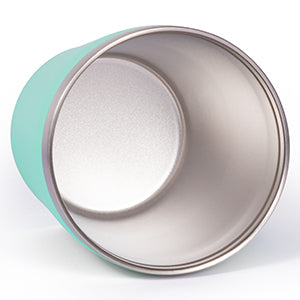 Tiblue Stainless Steel Tumbler Sipper Cup With Straw & Cleaner 8oz – Blue & Green (Pack Of 2)