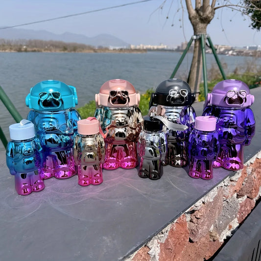 Holographic Twin  Robot Water Bottles