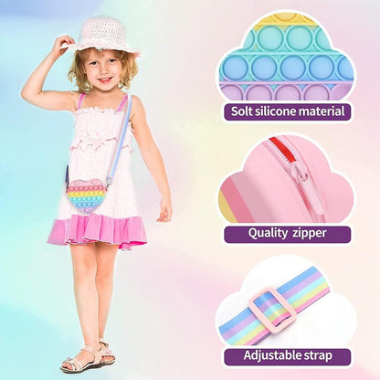 Heart Popit Bag | Purse For Kids