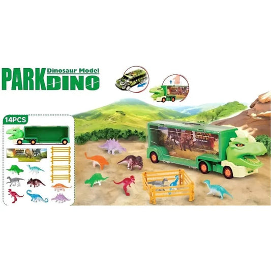 Dinosaur Parking Lot 14 Pcs