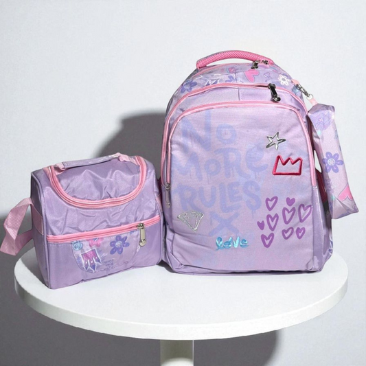 Kawaii 3 Pc School Bag